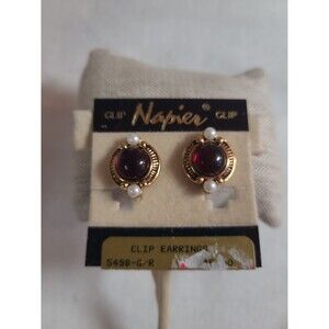 Napier earrings clip-on